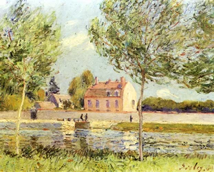 Maisons au bord du Loing